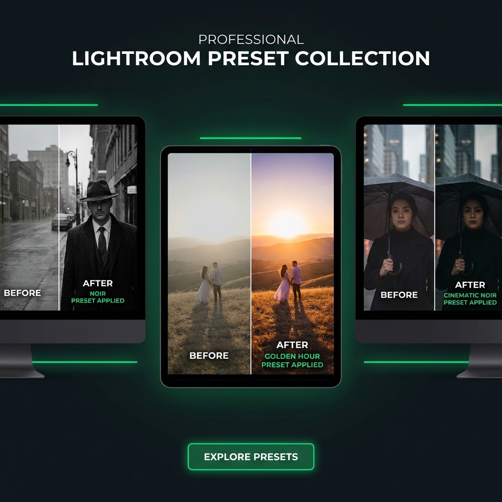 Cinematic Noir Preset Pack
